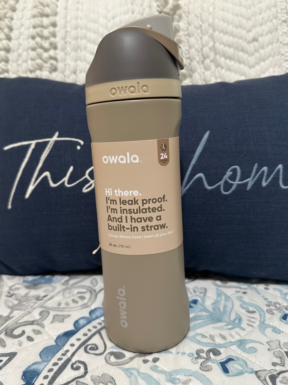 NWT Starbucks Owala 24oz Insulated Leak-Proof Bottle - Latte